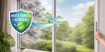 開窗通風也能維持好空氣？防霾紗窗優勢與挑選重點解析